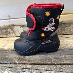 Astronaut/Space Toddler Boys Winter Boots